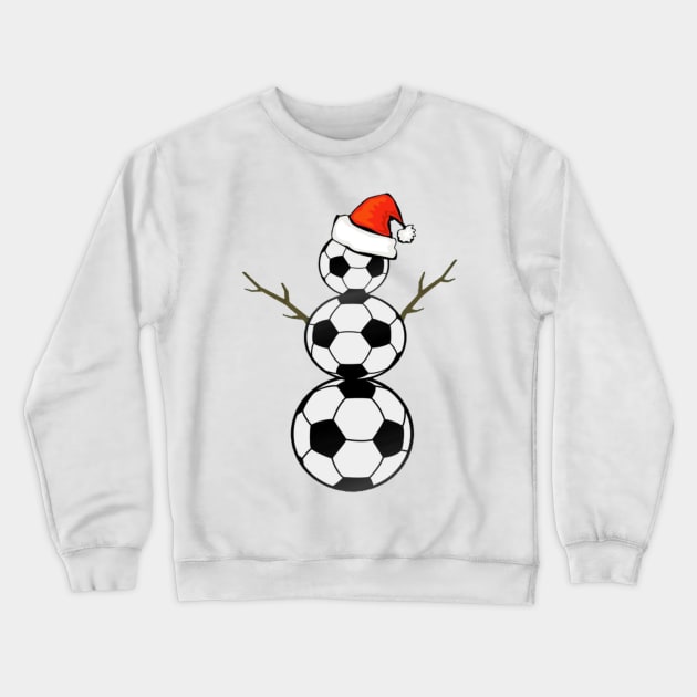 Football Snowman Crewneck Sweatshirt by D3monic